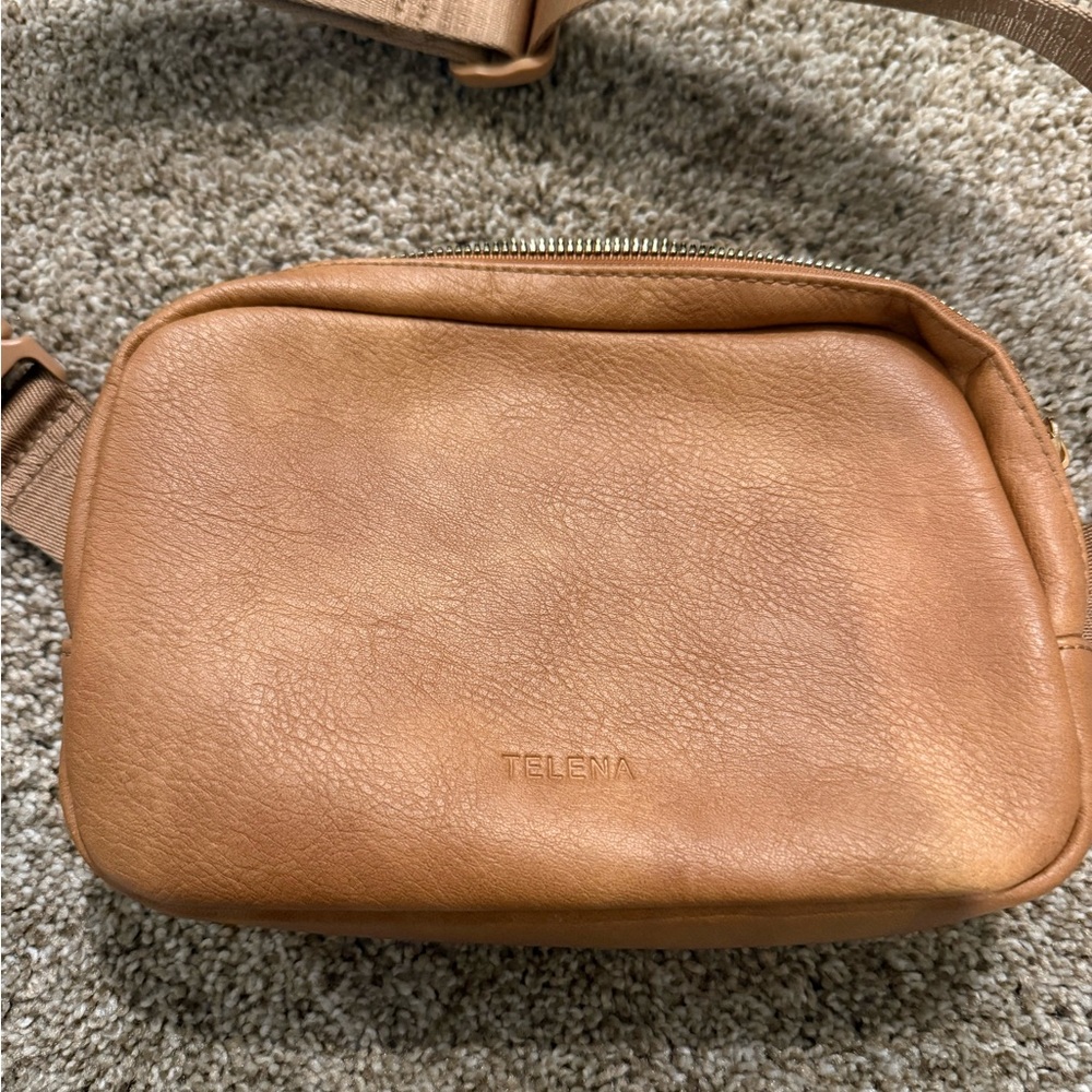 Tan Leather Belt Bag